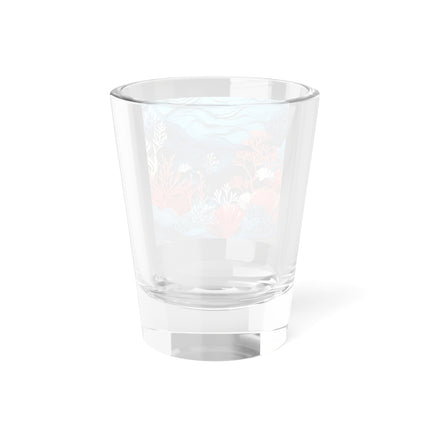 Enchanting Underwater Scene Shot Glass, 1.5oz