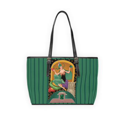 May & Emerald (from the Gem Series) by Sofia Chiostri PU Leather Shoulder Bag