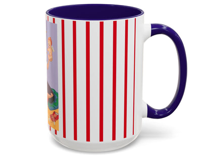 Art Deco Christmas Colorful Mugs (11oz, 15oz)