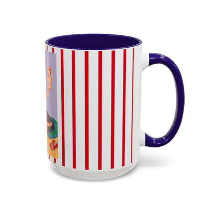 Art Deco Christmas Colorful Mugs (11oz, 15oz)
