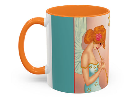 Heavenly Angel Duet Colorful Mugs (11oz, 15oz)