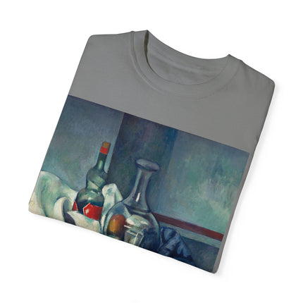 The Peppermint Bottle by Paul Cézanne Unisex Garment-Dyed T-shirt