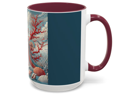 Ladies by the Quiet Sea Colorful Mugs (11oz, 15oz)