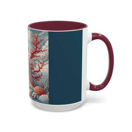 Ladies by the Quiet Sea Colorful Mugs (11oz, 15oz)