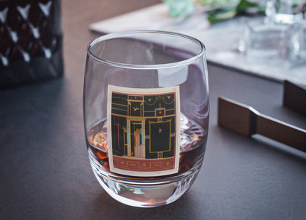 Pompeii Walls Pl.04 by Victor Steeger Whiskey Glass