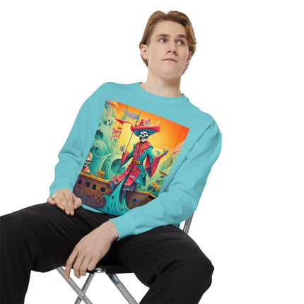 Skeleton Crew of the Misty Seas Unisex Garment-Dyed Sweatshirt