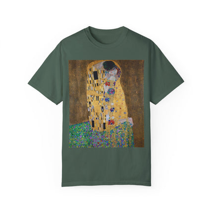 The Kiss by Gustav Klimt Unisex Garment-Dyed T-shirt
