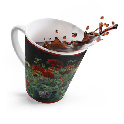 Poppies (A Study of Poppies for Carnation, Lily, Lily, Rose) by John Singer Sargent Latte Mug