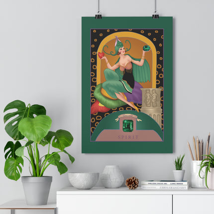 May & Emerald (from the Gem Series) by Sofia Chiostri Giclée Art Print