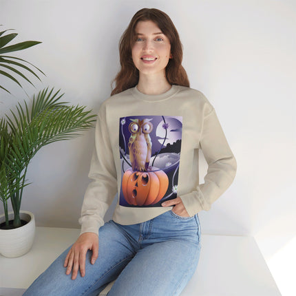 The Startled Pumpkin Unisex Heavy Blend™ Crewneck Sweatshirt