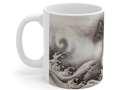 Japanese dragon by Yamada Dōa Ceramic Mug 11oz