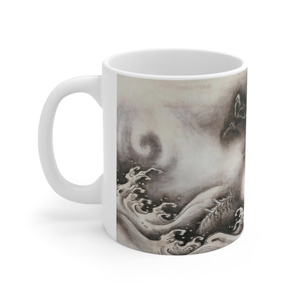 Japanese dragon by Yamada Dōa Ceramic Mug 11oz