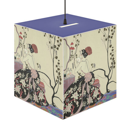 Le Grand Decolletage by George Barbier Light Cube Lamp