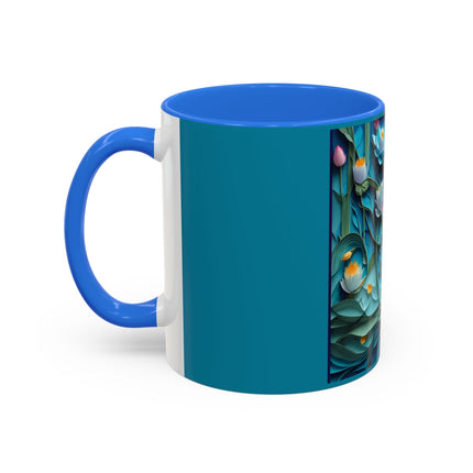 Ethereal Moonlit Lake Colorful Mugs (11oz, 15oz)