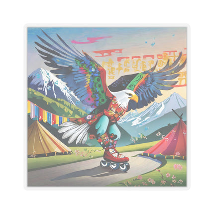 Eagle Skater Kiss-Cut Stickers (4 Sizes)