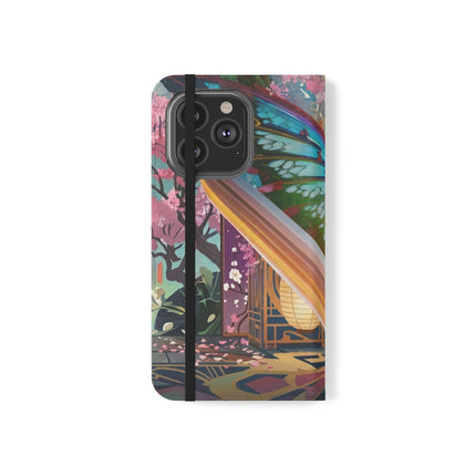 🦊🦋 Cyber Kitsune Butterfly Guardian Phone Case – Neon Magic & Digital Dreams