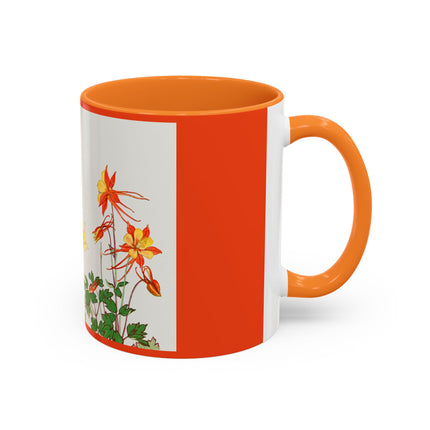 Aquilegia Flowers by Tanigami Kônan Colorful Mugs (11oz, 15oz)