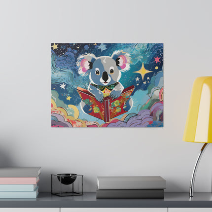 Cute Koala Matte Canvas, Stretched, 0.75"