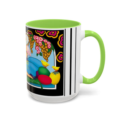 Blooms and Chicks Colorful Mugs (11oz, 15oz)