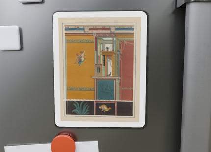 Pompeii Wall Pl.20 by Victor Steeger Die-Cut Magnets (5 Sizes)