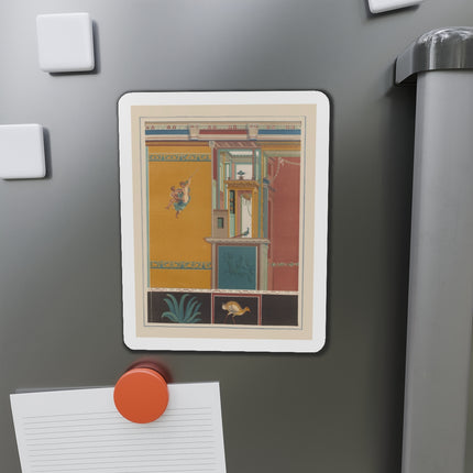 Pompeii Wall Pl.20 by Victor Steeger Die-Cut Magnets (5 Sizes)