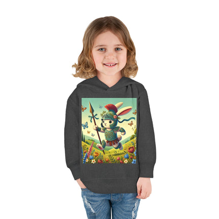 Rabbit Gladiator Toddler Pullover Fleece Hoodie