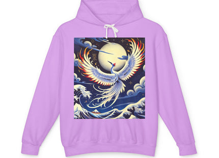 Majestic White Crane Hoodie
