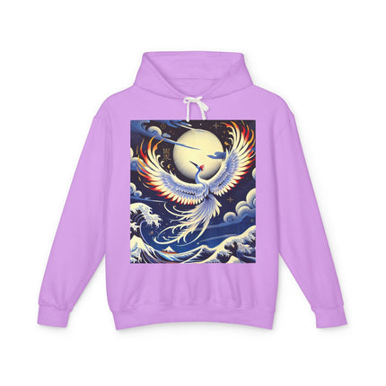 Majestic White Crane Hoodie