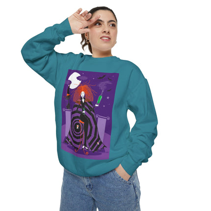 Mystic Elegance Unisex Garment-Dyed Sweatshirt