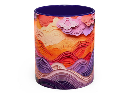 Dramatic Sunset Sky Colorful Mugs (11oz, 15oz)