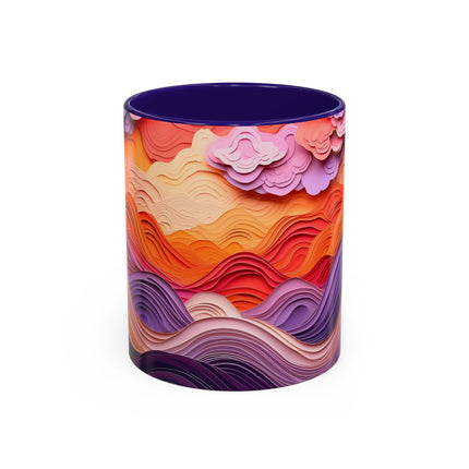 Dramatic Sunset Sky Colorful Mugs (11oz, 15oz)