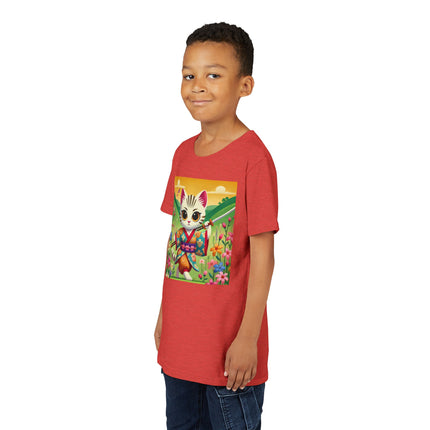 Samurai Kitten Youth Short Sleeve Tee