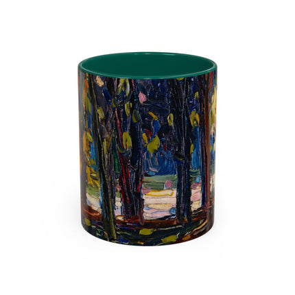 In the Park of St. Cloud by Wassily Kandinsky Colorful Mugs (11oz, 15oz)