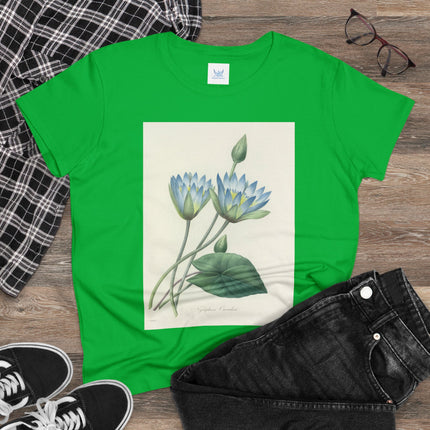 Choix des plus belles fleurs, Plate 055 by Pierre Joseph Redouté  Women's Midweight Cotton Tee