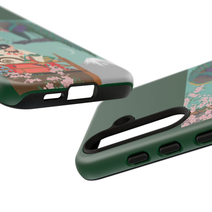 Peacock Garden Phone Case – Japanese Elegance & Timeless Beauty