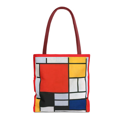 Composition with Red, Yellow, Blue, and Black by Piet Mondrian Tote Bag (AOP)