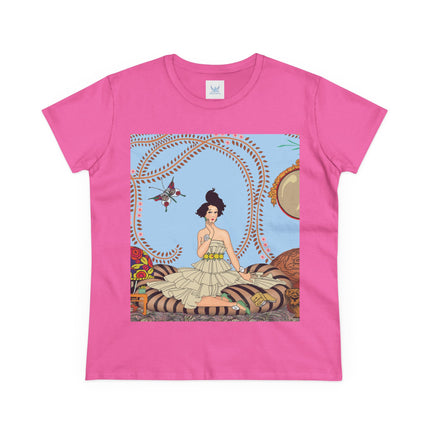 Minuit … ou l’appartement à la mode by George Barbier Women's Midweight Cotton Tee