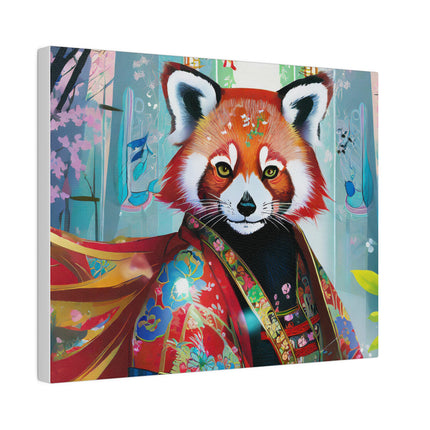 Cybernetic Red Panda Matte Canvas, Stretched, 0.75"