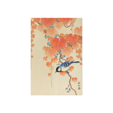 Great Tit on Paulownia Branch by Ohara Koson  Fine Art Posters