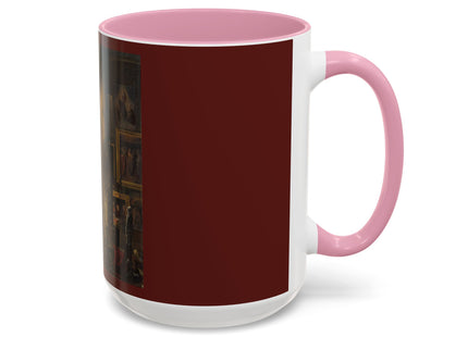 Raphael and his Muse in the Atelier by Vincenzo Abbati Colorful Mugs (11oz, 15oz)