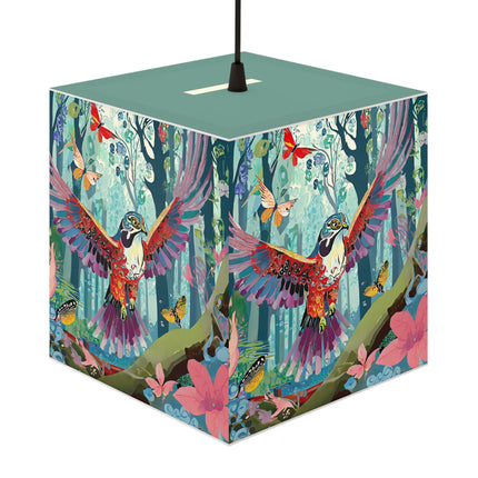 A Colorful Raptor Light Cube Lamp