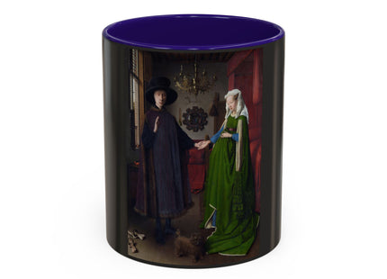 Arnolfini Portrait by Jan Van Eyck Colorful Mugs (11oz, 15oz)