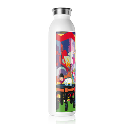 A Timeless Journey by Umberto Brunelleschi Slim Water Bottle