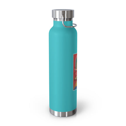 July & Ruby (from the Gem Series) by Sofia Chiostri Copper Vacuum Insulated Bottle, 22oz