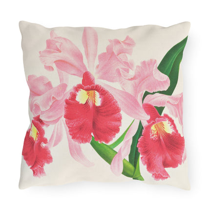 Cattleya Gigas by Jean Jules Linden Outdoor Pillows