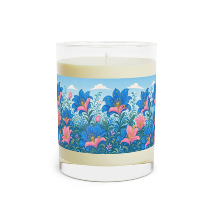 🌟🌸 The Starry Blossom Garden Dancer Scented Candle – Art Deco Floral Fantasy