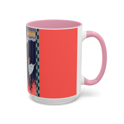The Firebird's Awakening Colorful Mug (11oz, 15oz) – Ballet Fantasy, Mythic Fire & Art Deco Drama