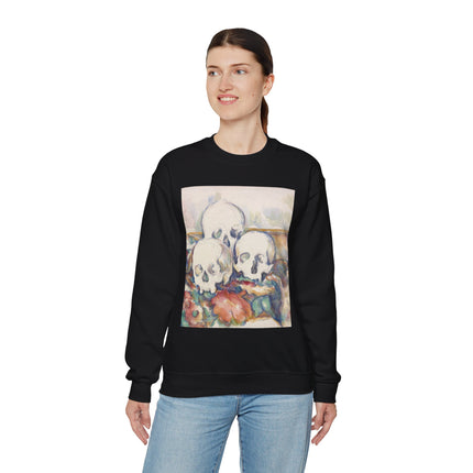 The Three Skulls by Paul Cézanne Unisex Heavy Blend™ Crewneck Sweatshirt