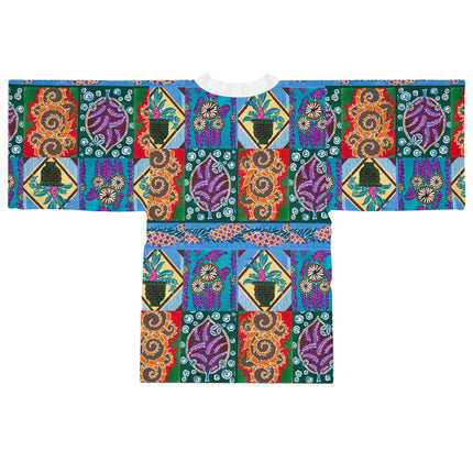Floral Design by Emile-Alain Séguy Long Sleeve Kimono Robe (AOP)
