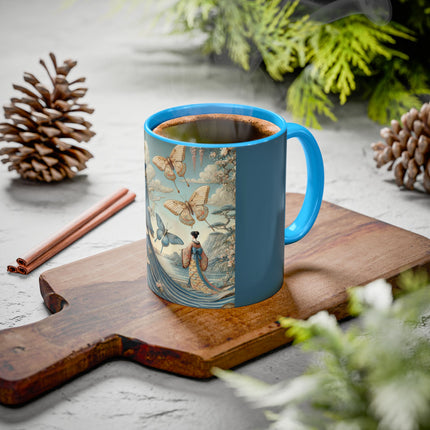 Butterfly Empress Colorful Mug – Graceful Butterflies & Timeless Elegance